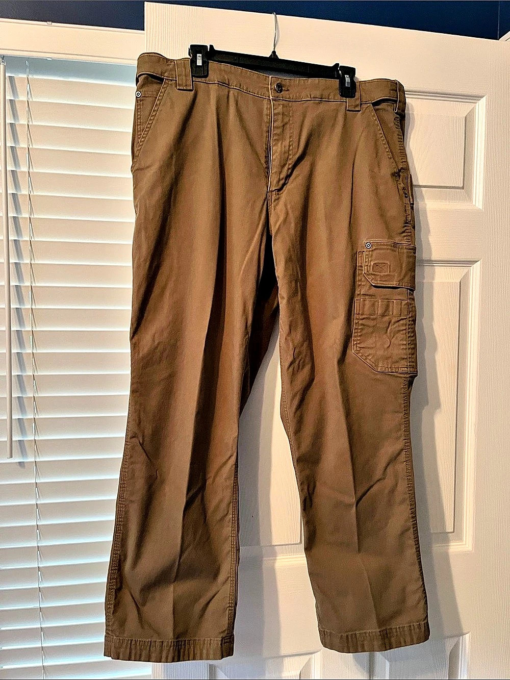 Duluth Trading CoolMax Flex Firehose Cargo Pants Brown Waist 40